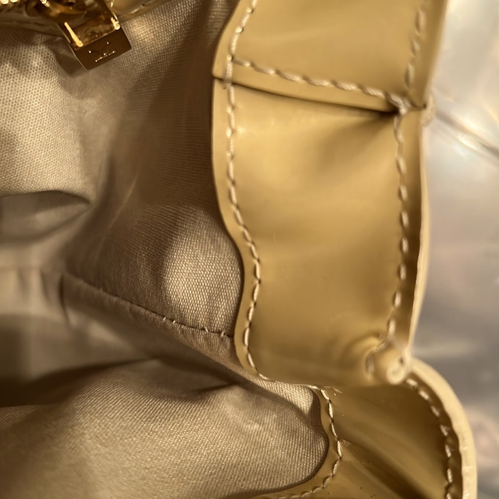 Louis Vuitton Yellow Patent Monogram Satchel - Picture 10 of 12